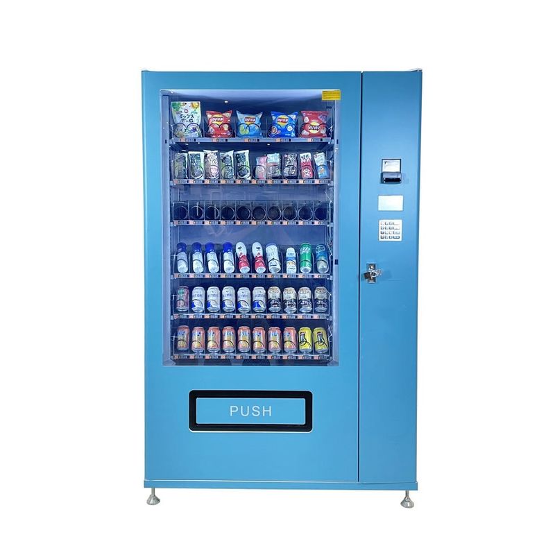 পেমেন্ট সিস্টেমের সাথে 220V 50HZ ভেন্ডিং মেশিন কাগজের টাকা / মুদ্রা / স্ক্যান এবং কাস্টমাইজড রঙের পেইন্টিং স্টিকার